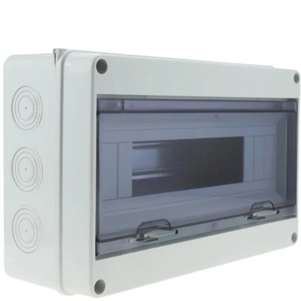 Caja Estanca para Exterior IP65 Instalación Superficie | 12 Módulos | 