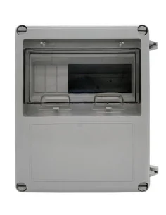 Caja de Distribución eléctrica para instalar cuadro eléctrico con visor y 8 módulos - 1