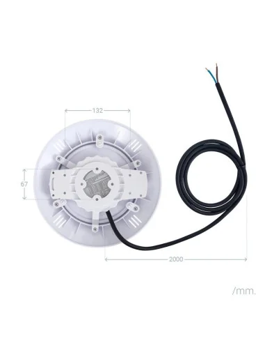 Foco Piscina Resina LED Superficie 6000K 12V AC - 2