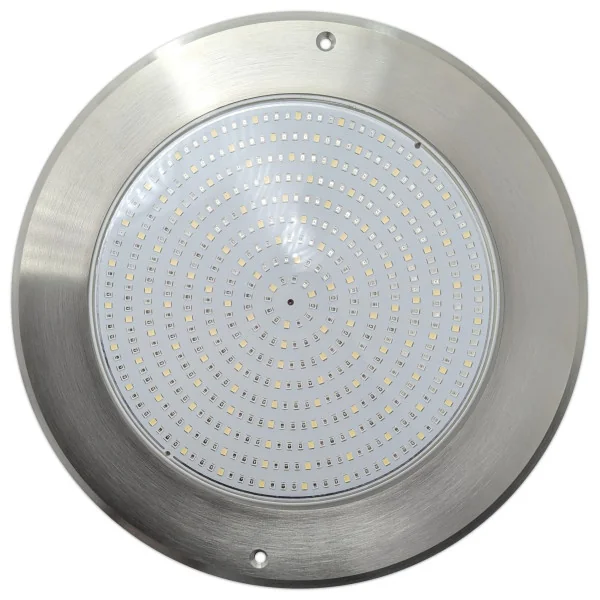 Foco LED Plano para Piscina de 45W RGBW, Acero, Cable de 5 Hilos | 