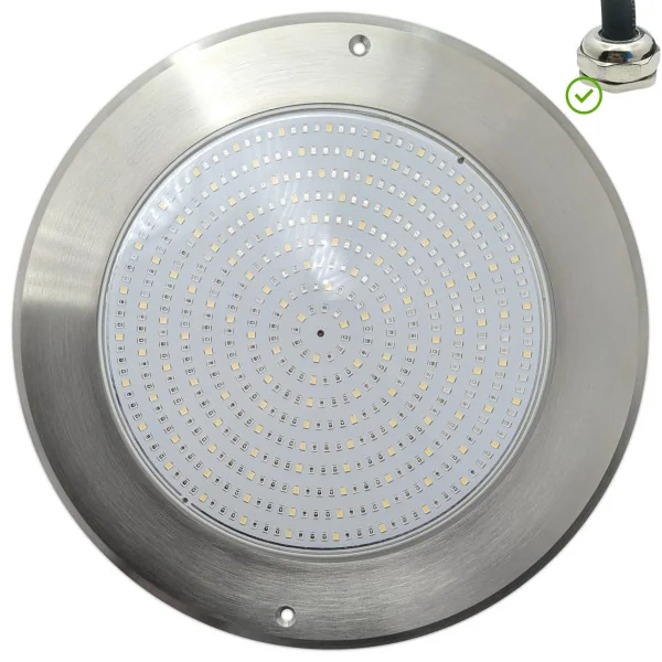 Foco LED Blanco Frío Acero Inoxidable | Ø28CM 35W | 