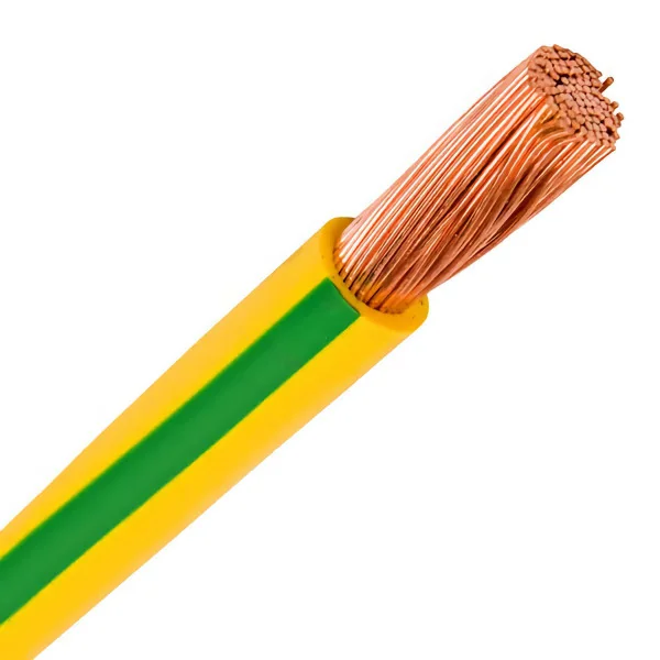 Cable Libre de Halógenos Flexible ES07Z1-K 1,5 mm² para Toma de Tierra Amarillo/Verde (metro) | 