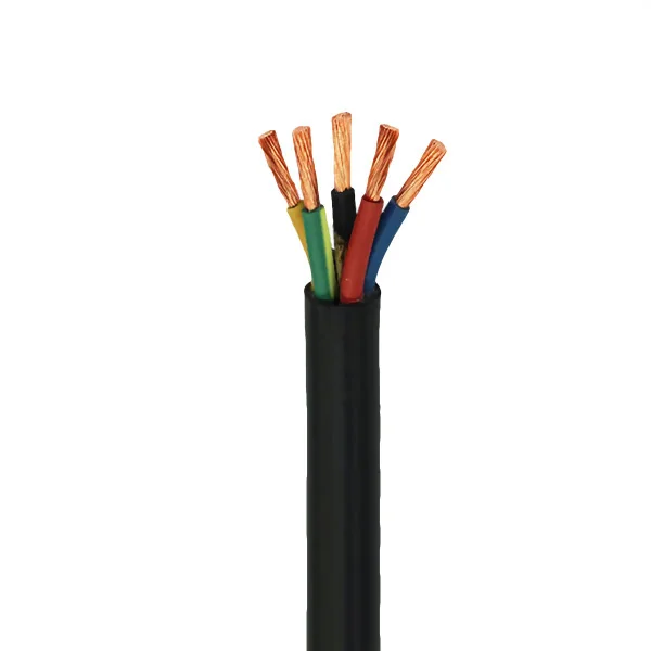 Manguera Eléctrica Flexible Negra 5x2,5 mm² (metro) | 