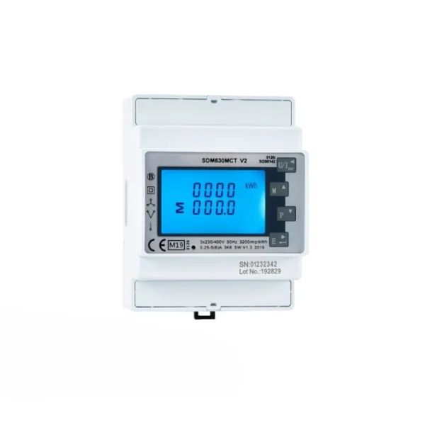 Medidor Trifásico Fotovoltaico para Toroidal ESCT-T36 | 
