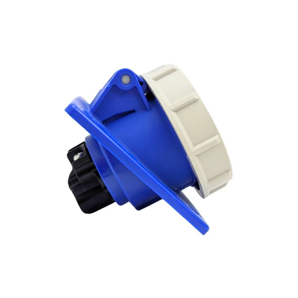 Base CETAC inclinada 16A para empotrar 230V IP67 3P | 