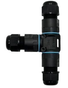 Conector De Cable Estanco Conexión Hembra Macho Con Forma T | 2 Pines 0.5-1.5mm² IP68 - 1 2