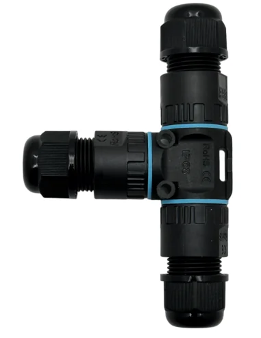 Conector De Cable Estanco Conexión Hembra Macho Con Forma T | 2 Pines 0.5-1.5mm² IP68 - 2