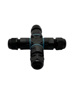 Conector De Cable Estanco Conexión Hembra Macho Con Forma X (Cruz) | 2 Pines 0.5-1.5mm² IP68 - 1 2