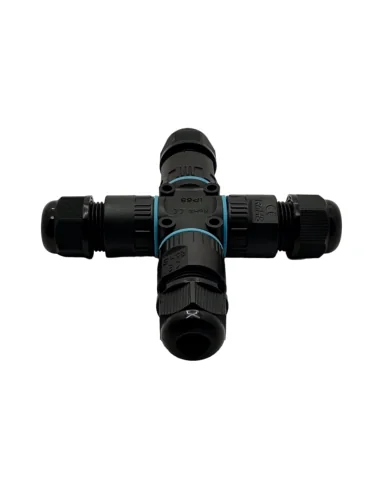 Conector De Cable Estanco Conexión Hembra Macho Con Forma X (Cruz) | 2 Pines 0.5-1.5mm² IP68 - 2