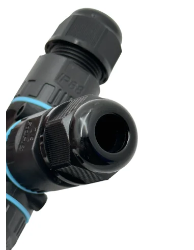 Conector De Cable Estanco Conexión Hembra Macho Con Forma X (Cruz) | 2 Pines 0.5-1.5mm² IP68 - 3