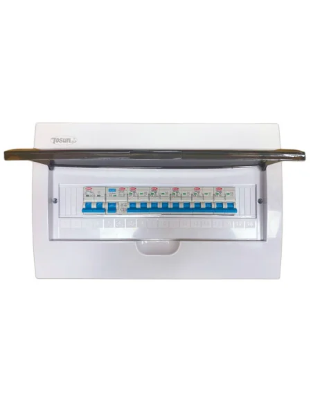 Pack Cuadro Eléctrico 18 Módulos con 6 Interruptores Magnetotérmicos y Interruptor Diferencial - 1