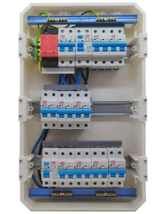 Pack Cuadro Eléctrico 36 Módulos con 9 Magnetotérmicos 2 Diferenciales y Sobretensiones - 1 2