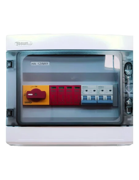 Cuadro Eléctrico IP65 con 2 entradas y 1 salida MC4 16A 500V - 1