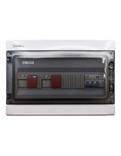 Cuadro Eléctrico Protección DC/AC, 2 String, 4x15A, Sobretensiones, IGA - 1
