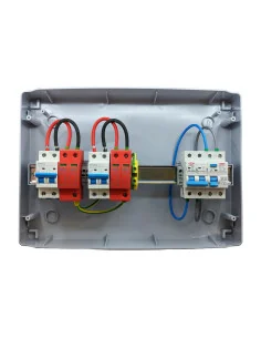 Cuadro Eléctrico Protección DC/AC con Magnetotérmicos y Seguridad IGA - 1 2