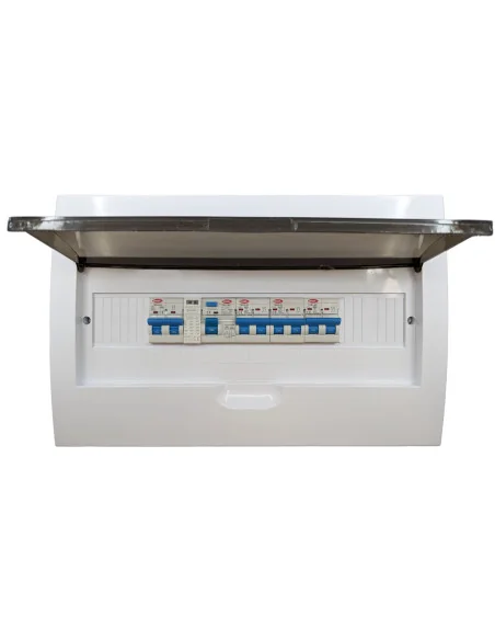 Pack Cuadro Eléctrico 18 Módulos con 4 Magnetotérmicos, Sobretensiones y Diferencial - 2 Pack Cuadro Eléctrico 18 Módulos con 4 Magnetotérmicos, Sobretensiones y Diferencial - 2