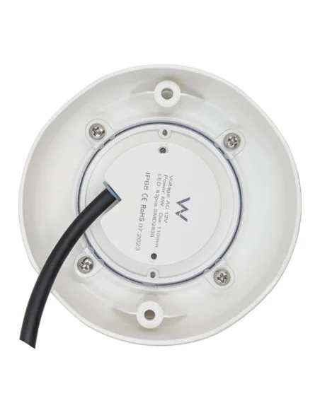 Foco MINI para Piscina en ABS blanco 6W 3000k | 