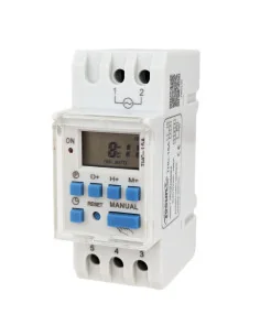 Temporizador Horario Digital con Reserva Interruptor THC-15A 2