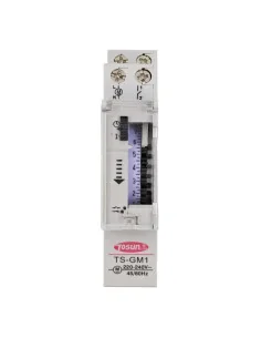 Interruptor Horario Modular Analógico 18mm con Reserva