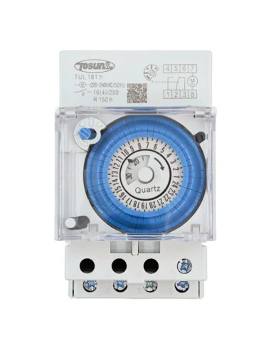 Temporizador Analógico 24h Modular con Reserva | 6940151016182