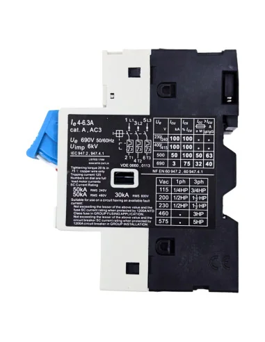 Disyuntor Guardamotor Magnetotérmico 3P | 