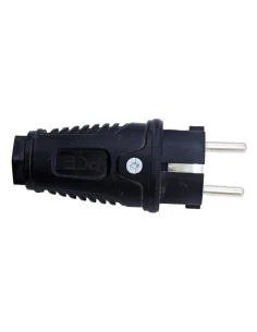 Enchufe macho bipolar 16A 250V~ con toma de tierra - 1 2