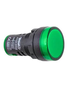 Luz piloto LED verde diámetro 22mm | Celectrico
