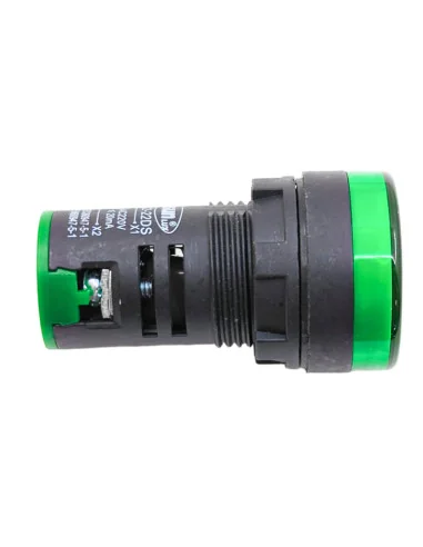 Indicador LED Verde para montaje en panel | 