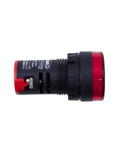 Indicador LED Rojo para montaje en panel |