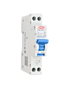 Mini interruptor DIN diferencial + magnetotérmico 30mA 2
