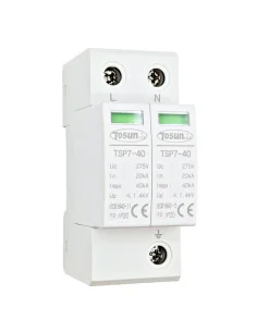 Protector de sobretensiones eficaz 2P AC 40kA 2