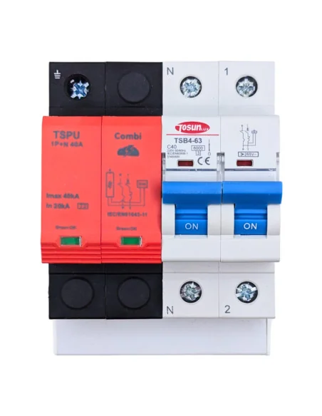 Protector de sobretensiones permanentes y transitorias 40A | 