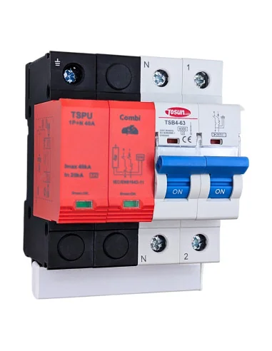 Protector de sobretensiones permanentes y transitorias 40A | 