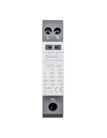 Protector de Sobretensiones Modular L+NPE | 