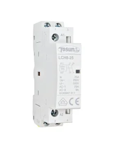Contactor Modular Estrecho 2P 230V AC NO | Relé Tosunlux 2
