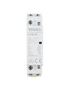 Contactor Modular Estrecho 2P 230V AC NO | Relé Tosunlux