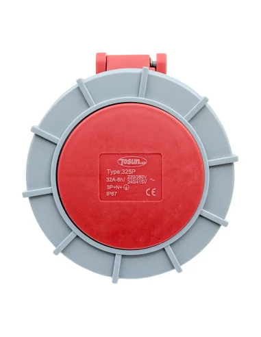 Conector Clavija CETAC Hembra, Enchufe Empotrar 3P+N+T IP65 | 