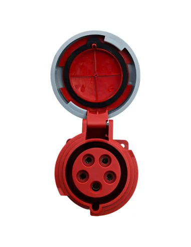 Conector Clavija CETAC Hembra, Enchufe Empotrar 3P+N+T IP65 | 