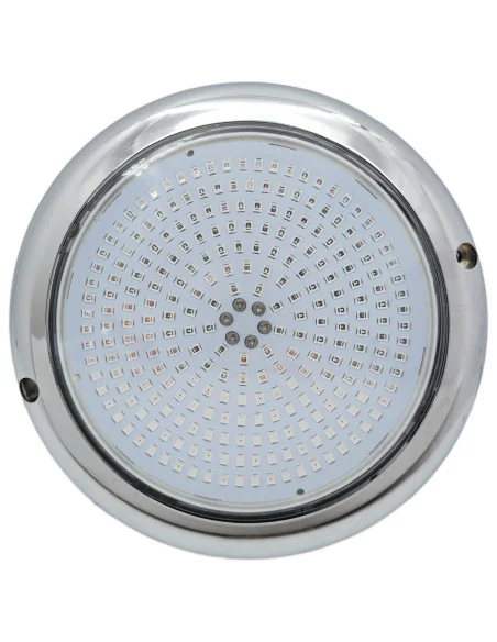 Foco LED RGB de 15CM de Diámetro 15W con Cable de 4 Hilos Acero Inox AISI316 | 