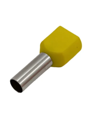 Terminal de punta doble hueca aislada (100 unidades) | 6931934210187