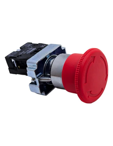 Pulsador Empotrable Tipo Seta para Paro de Emergencia | 