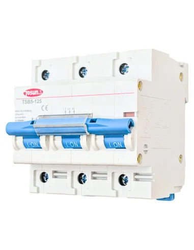 Interruptor Magnetotérmico 3P Curva C 80 - 125A TSB5-125 | 