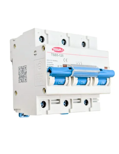 Interruptor Magnetotérmico 3P Curva C 80 - 125A TSB5-125 | 