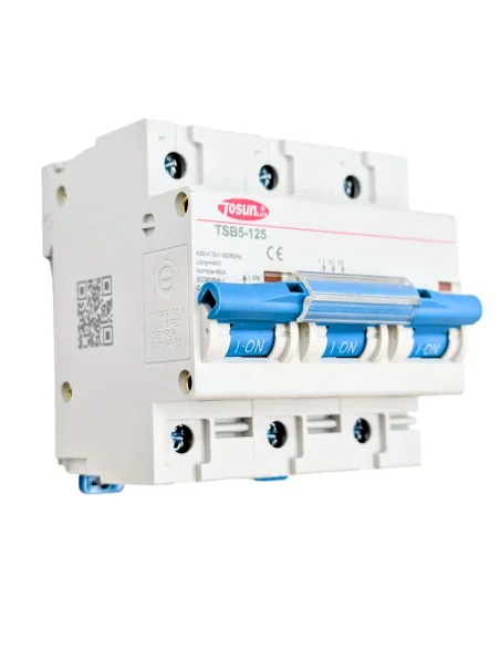 Interruptor Magnetotérmico 3P Curva C 80 - 125A TSB5-125 | 