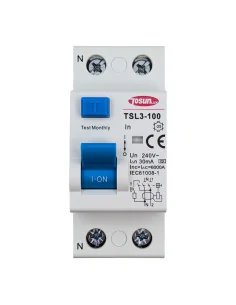 Interruptor Diferencial Residencial 80-100A 30mA 6KA 1P+N Tipo A