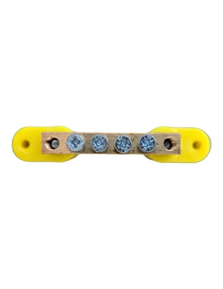 Bloque de Terminales Amarillo 125A 4-12 Cables - Tierra | 6931934234893