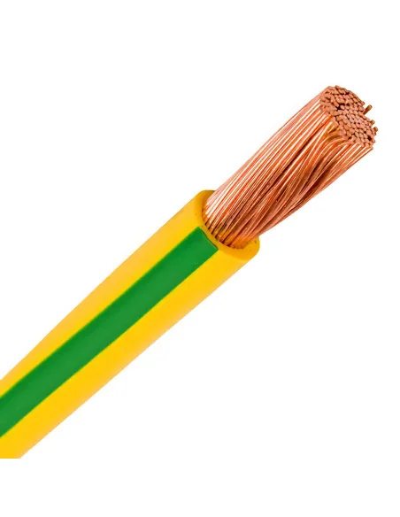 Cable Libre de Halógenos Flexible ES07Z1-K 1,5 mm² para Toma de Tierra Amarillo/Verde (metro) | 
