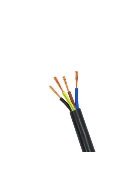 Manguera Eléctrica Flexible Negra 4x6 mm² (metro) | 