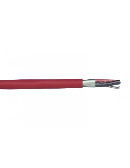 Manguera Eléctrica Trenzada Libre de Halógenos para Detector de Incendios 3x1,5 mm² Rollo 100 m | 