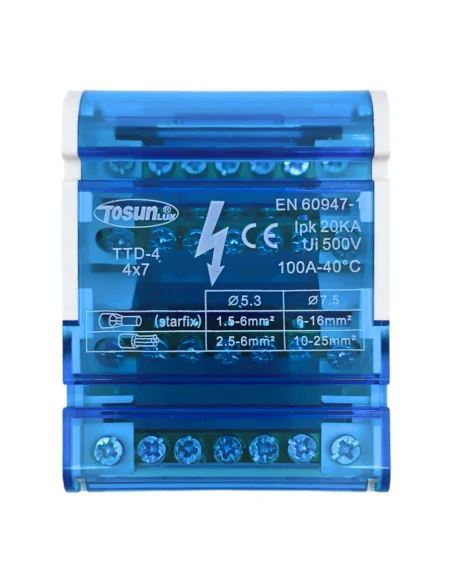 Bloque de Distribución - Terminales hasta 125A | 